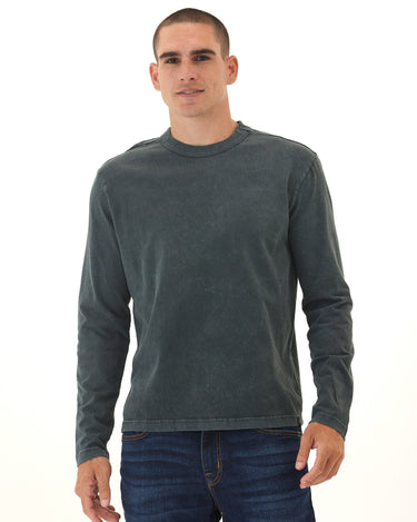 Johnny Relaxed Fit Mineral Wash Mediumweight Jersey Long Sleeve Tee Threads 4 Thought 