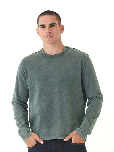 Johnny Relaxed Fit Mineral Wash Mediumweight Jersey Long Sleeve Tee Threads 4 Thought