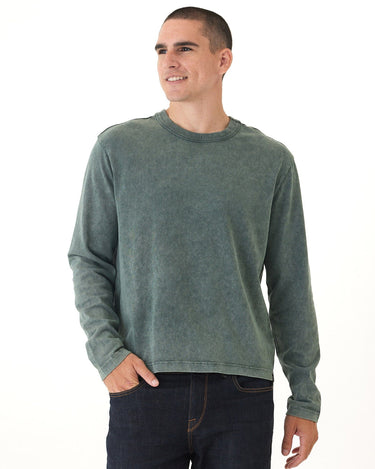 Johnny Relaxed Fit Mineral Wash Mediumweight Jersey Long Sleeve Tee Threads 4 Thought 