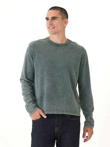 Johnny Relaxed Fit Mineral Wash Mediumweight Jersey Long Sleeve Tee Threads 4 Thought