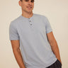 Shayne Luxe Jersey 3-Button Short Sleeve Henley Threads 4 Thought 