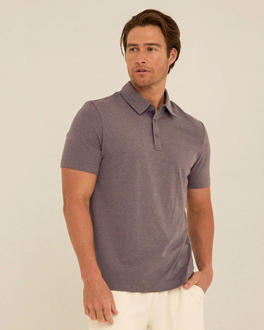 Phineas Luxe Jersey Short Sleeve Polo Mens Tops Tshirt Short Polo Threads 4 Thought 