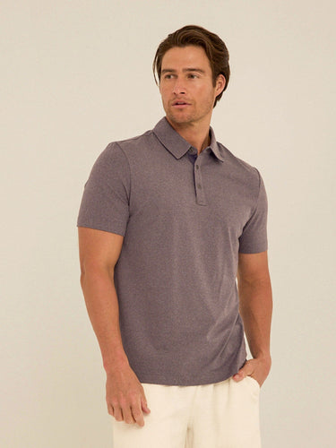 Phineas Luxe Jersey Short Sleeve Polo Mens Tops Tshirt Short Polo Threads 4 Thought 