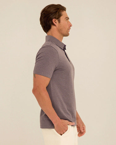 Phineas Luxe Jersey Short Sleeve Polo Mens Tops Tshirt Short Polo Threads 4 Thought 