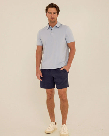 Phineas Luxe Jersey Short Sleeve Polo Mens Tops Tshirt Short Polo Threads 4 Thought 