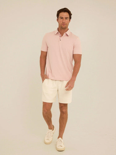 Phineas Luxe Jersey Short Sleeve Polo Mens Tops Tshirt Short Polo Threads 4 Thought 