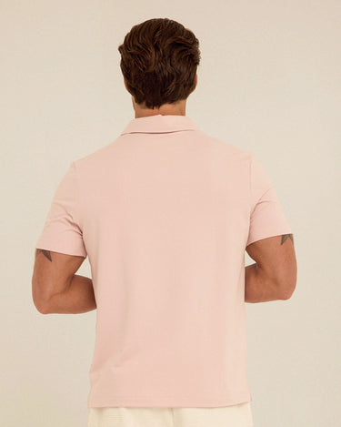Phineas Luxe Jersey Short Sleeve Polo Mens Tops Tshirt Short Polo Threads 4 Thought 