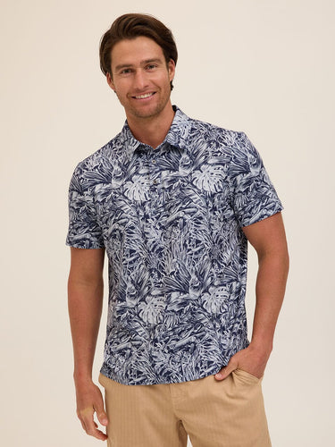 Phineas Luxe Jersey Short Sleeve Polo Mens Tops Tshirt Short Polo Threads 4 Thought 