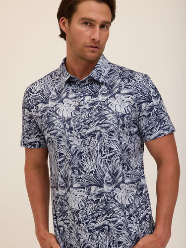 Phineas Luxe Jersey Short Sleeve Polo Mens Tops Tshirt Short Polo Threads 4 Thought 