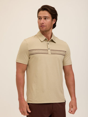 Phineas Luxe Jersey Short Sleeve Polo Mens Tops Tshirt Short Polo Threads 4 Thought 