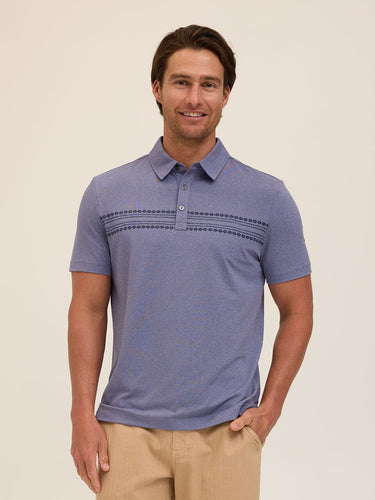 Phineas Luxe Jersey Short Sleeve Polo Mens Tops Tshirt Short Polo Threads 4 Thought 
