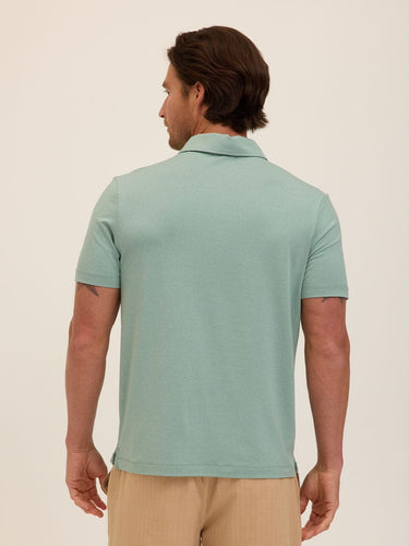 Phineas Luxe Jersey Short Sleeve Polo Mens Tops Tshirt Short Polo Threads 4 Thought 