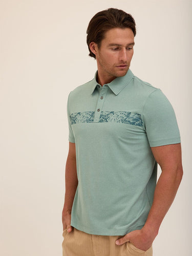 Phineas Luxe Jersey Short Sleeve Polo Mens Tops Tshirt Short Polo Threads 4 Thought 