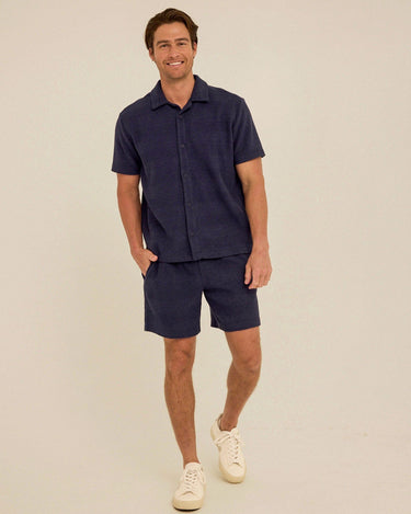 Wayne Jacquard Stripe Knit Short Mens Bottoms Short Threads 4 Thought 