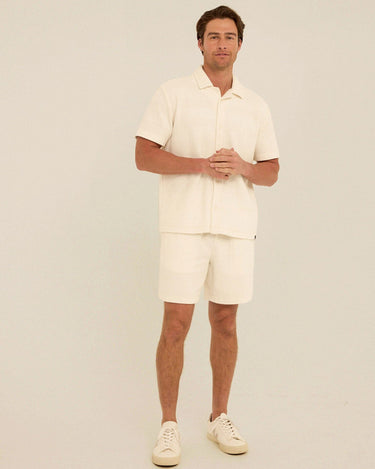 Wayne Jacquard Stripe Knit Short Mens Bottoms Short Threads 4 Thought 