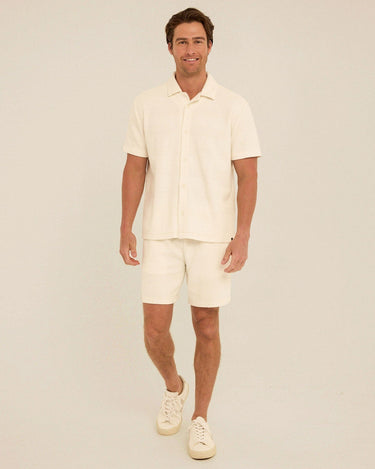 Wayne Jacquard Stripe Knit Short Mens Bottoms Short Threads 4 Thought 