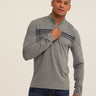 Kace Luxe Jersey Stripe Quarter Zip Threads 4 Thought 
