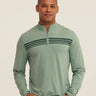 Kace Luxe Jersey Stripe Quarter Zip Threads 4 Thought 