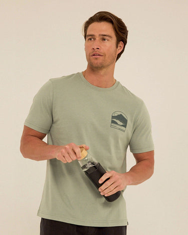 Soft Wash Graphic Tee Mens Tops Tshirt Short Threads 4 Thought 