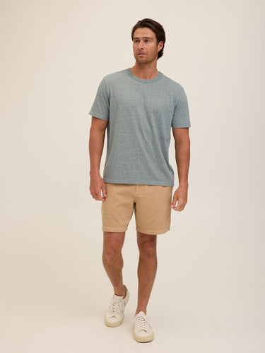 Johnny Light Fleck Jersey Relaxed Crew Tee Threads 4 Thought 