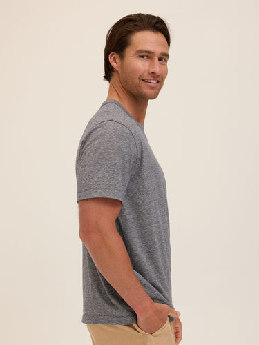 Johnny Light Fleck Jersey Relaxed Crew Tee Threads 4 Thought 