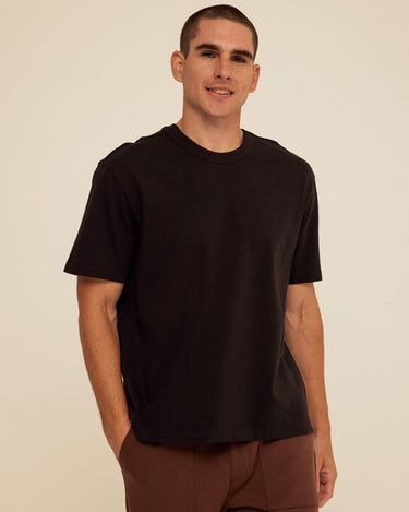 Johnny Heavyweight Relaxed Fit Tee Mens Tops Tshirt Short Threads 4 Thought 
