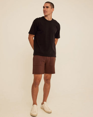 Jaxson Peached Stretch Knit Short Threads 4 Thought 