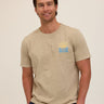 Ocean Rays Graphic Mineral Wash Jersey Tee Mens Tops Tshirt Short Threads 4 Thought 