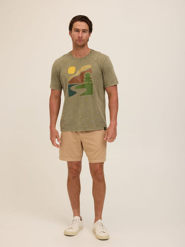 Nature Hike Graphic Mineral Wash Jersey Tee Threads 4 Thought 