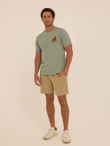 Soft Wash Graphic Tee Mens Tops Tshirt Short Threads 4 Thought 