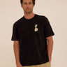 Mineral Wash Relaxed Fit Graphic Tee Mens Tops Tshirt Short Threads 4 Thought 