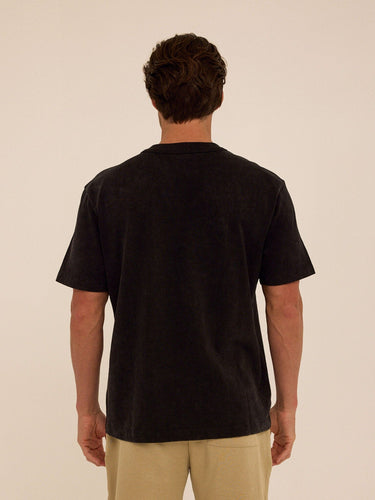 Mineral Wash Relaxed Fit Graphic Tee Mens Tops Tshirt Short Threads 4 Thought 