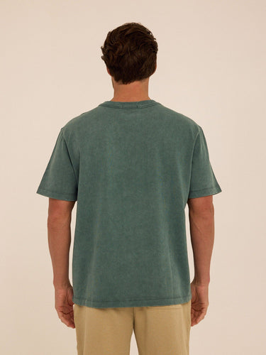 Mineral Wash Relaxed Fit Graphic Tee Mens Tops Tshirt Short Threads 4 Thought 