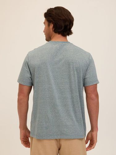 Carlos Light Fleck Jersey 3-Button Henley Threads 4 Thought 