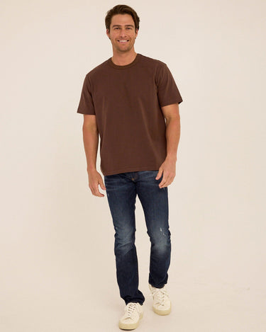 Johnny Organic Cotton Relaxed Crew Tee Mens Tops Tshirt Short Threads 4 Thought 