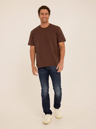 Johnny Organic Cotton Relaxed Crew Tee Mens Tops Tshirt Short Threads 4 Thought 