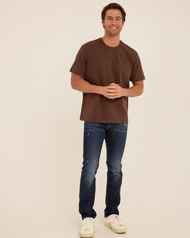 Johnny Organic Cotton Relaxed Crew Tee Mens Tops Tshirt Short Threads 4 Thought 