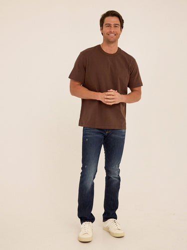 Johnny Organic Cotton Relaxed Crew Tee Mens Tops Tshirt Short Threads 4 Thought 