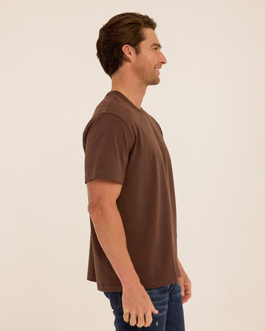 Johnny Organic Cotton Relaxed Crew Tee Mens Tops Tshirt Short Threads 4 Thought 