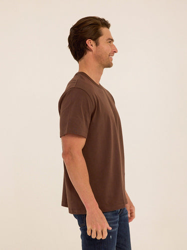 Johnny Organic Cotton Relaxed Crew Tee Mens Tops Tshirt Short Threads 4 Thought 