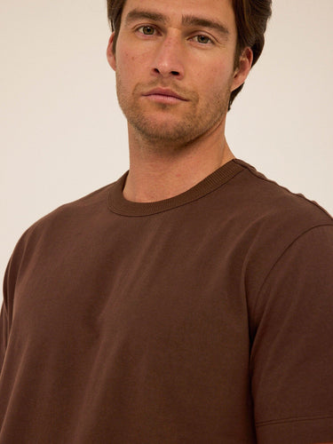 Johnny Organic Cotton Relaxed Crew Tee Mens Tops Tshirt Short Threads 4 Thought 