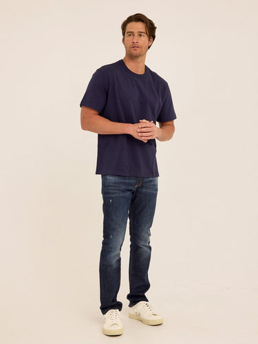 Johnny Organic Cotton Relaxed Crew Tee Mens Tops Tshirt Short Threads 4 Thought 