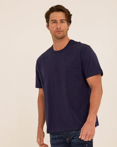 Johnny Organic Cotton Relaxed Crew Tee Mens Tops Tshirt Short Threads 4 Thought 