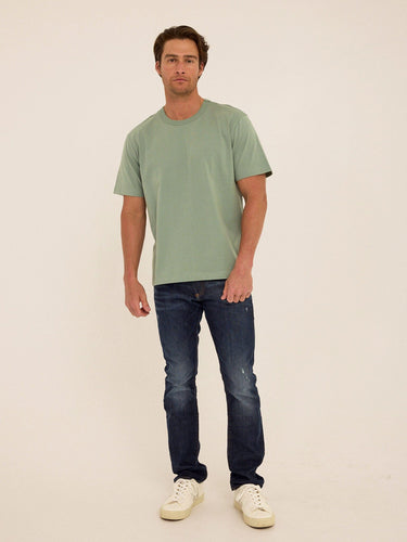 Johnny Organic Cotton Relaxed Crew Tee Mens Tops Tshirt Short Threads 4 Thought 