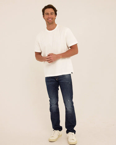 Johnny Organic Cotton Relaxed Crew Tee Mens Tops Tshirt Short Threads 4 Thought 