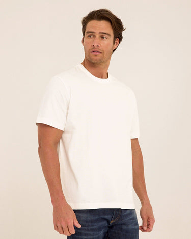 Johnny Organic Cotton Relaxed Crew Tee Mens Tops Tshirt Short Threads 4 Thought 