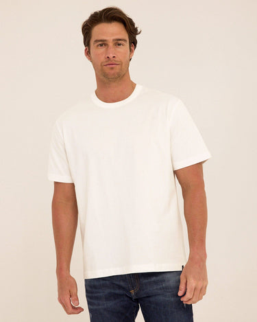 Johnny Organic Cotton Relaxed Crew Tee Mens Tops Tshirt Short Threads 4 Thought 