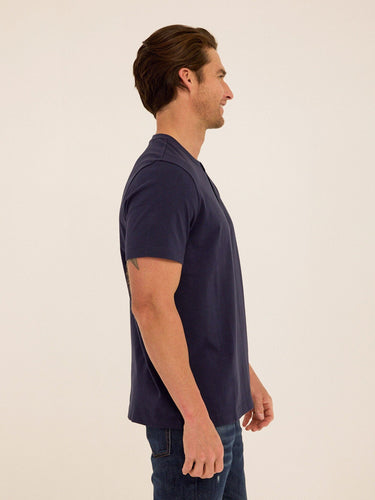 Shayne Organic Cotton Henley Mens Tops Tshirt Short Henley Threads 4 Thought 