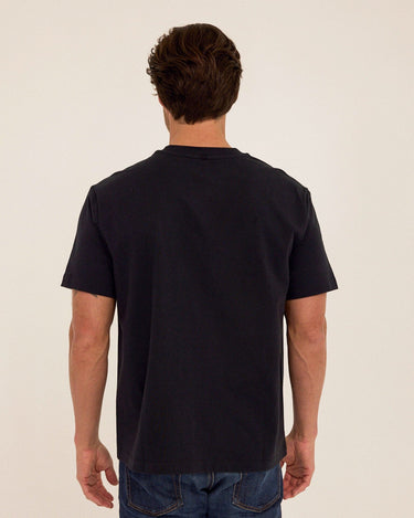 Roger Organic Cotton Relaxed V-Neck Tee Mens Tops Tshirt Short Threads 4 Thought 