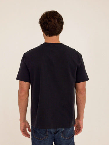 Roger Organic Cotton Relaxed V-Neck Tee Mens Tops Tshirt Short Threads 4 Thought 